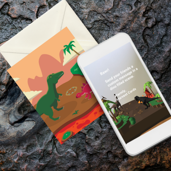 Dinosaur Greeting Card